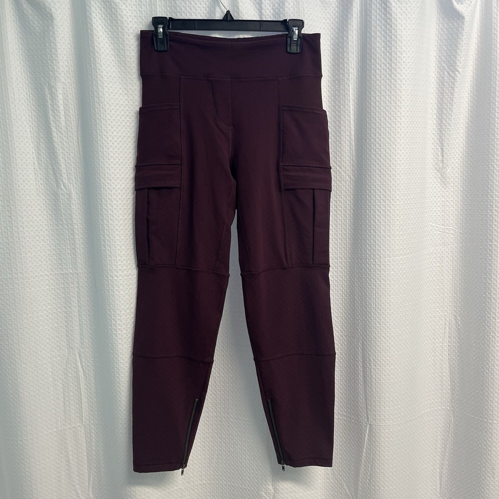 Lululemon Women's Cassis Burgundy Trail Trekker  Tights Size 6‎  Hiking Gorpcore